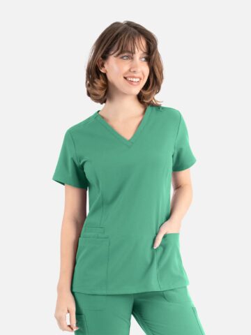 Maevn Momentum 5001 Women's Double V-neck Top