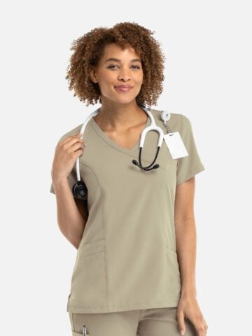 Maevn Momentum 5002 Women's Mock Wrap Top