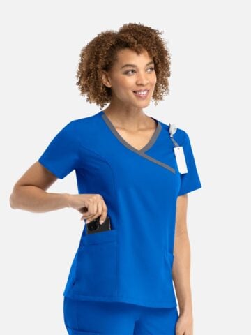 Maevn Momentum 5004 Women's Mock Wrap Top