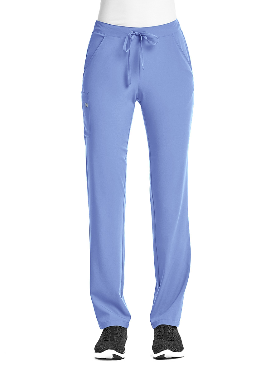 SJ201-Womens-Fitted-Tapered-Leg-Scrub-Pant-Ciel-Blue-1