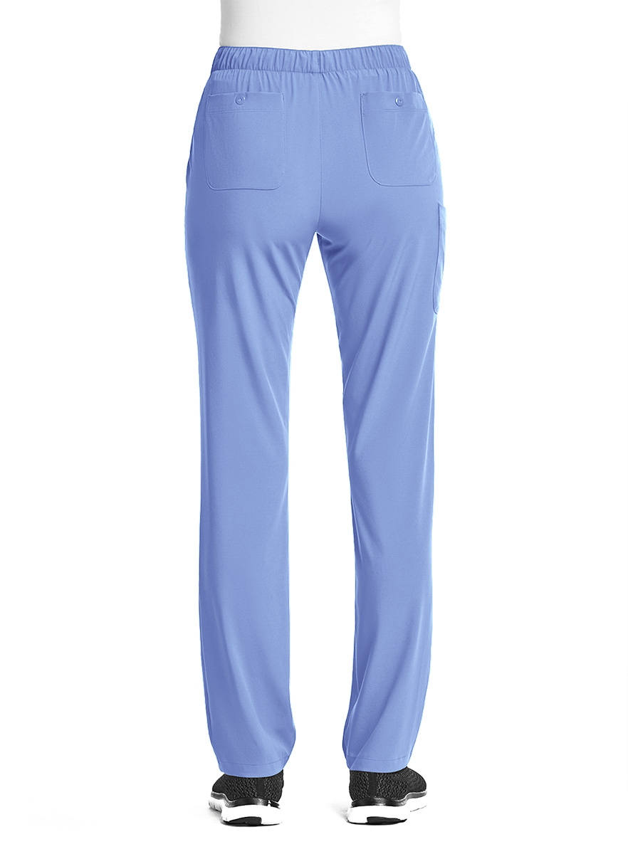 SJ201-Womens-Fitted-Tapered-Leg-Scrub-Pant-Ciel-Blue-3