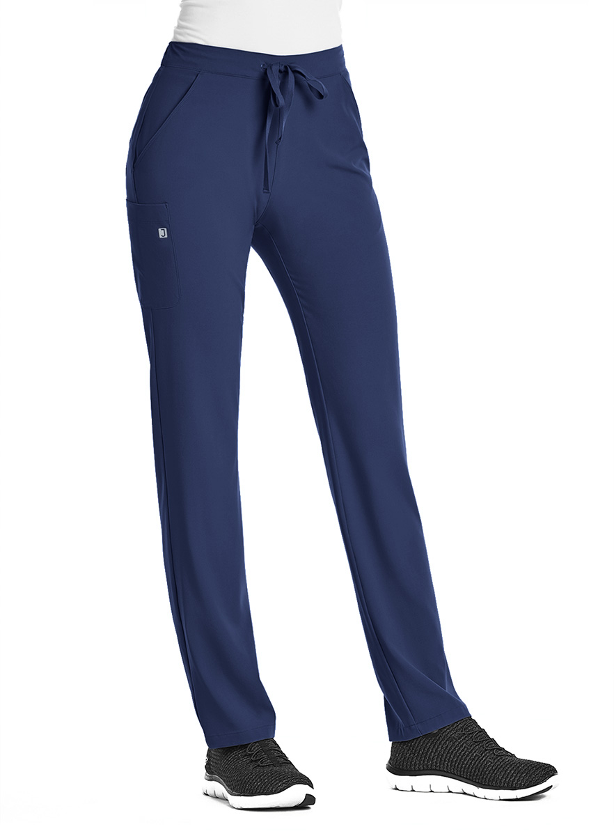SJ201-Womens-Fitted-Tapered-Leg-Scrub-Pant-Navy-4