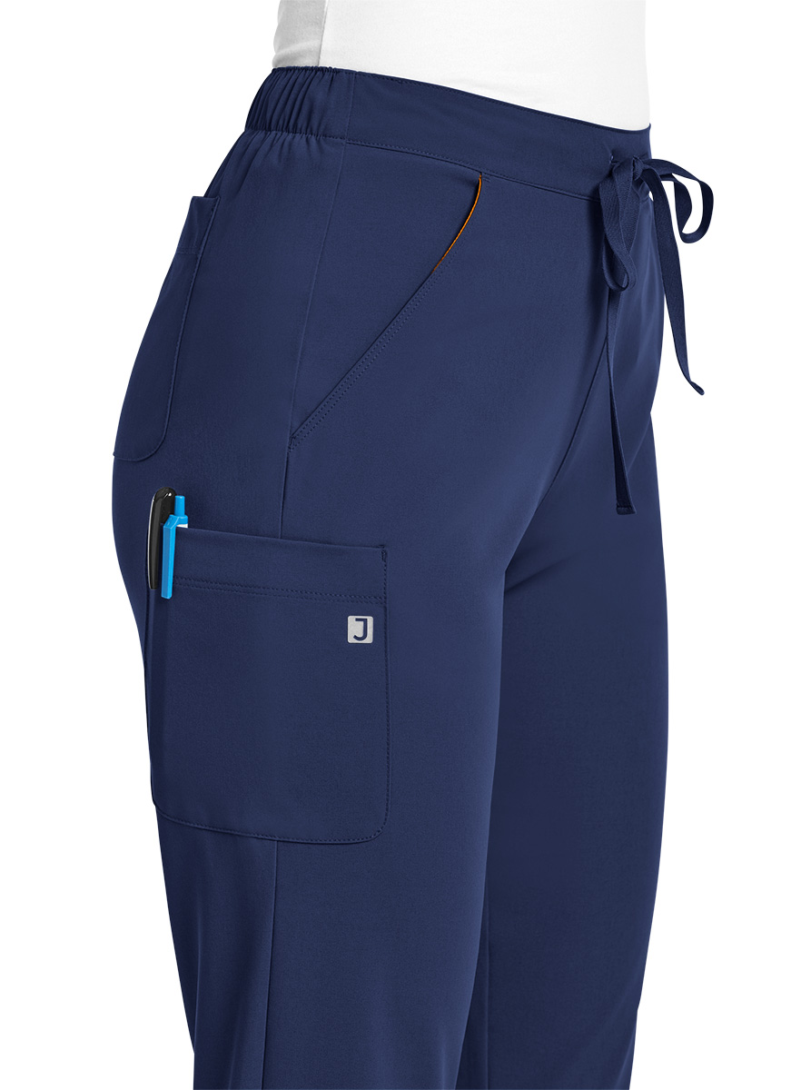 SJ201-Womens-Fitted-Tapered-Leg-Scrub-Pant-Navy-5