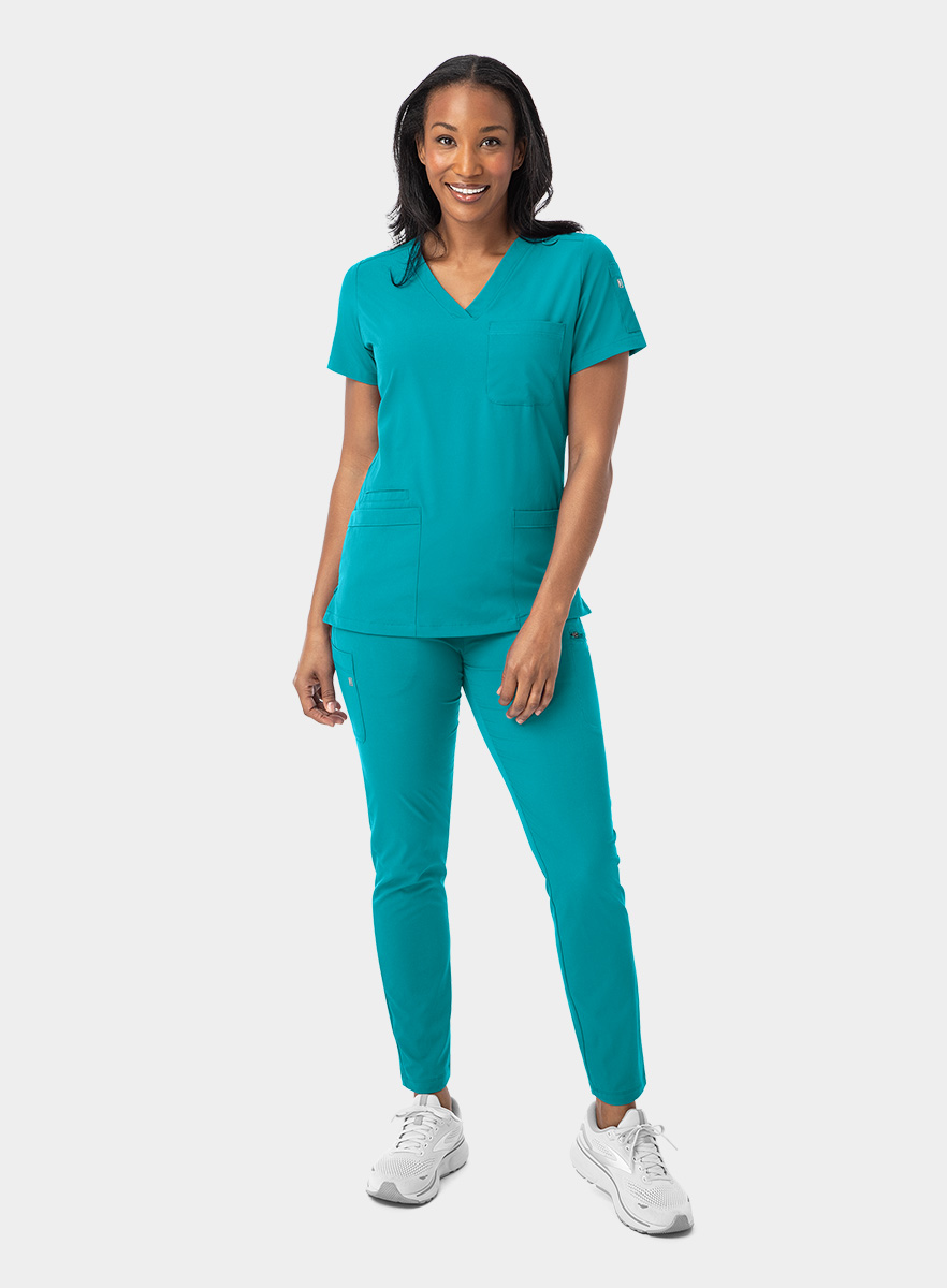 SJ203-Fitted-Skinny-Leg-Scrub-Pant-Teal-25-03