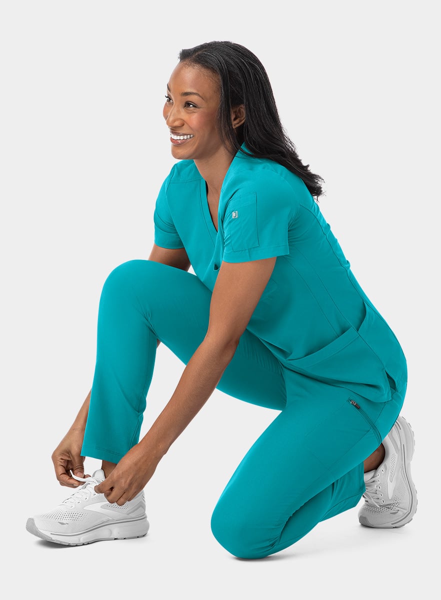 SJ203-Fitted-Skinny-Leg-Scrub-Pant-Teal-25-05