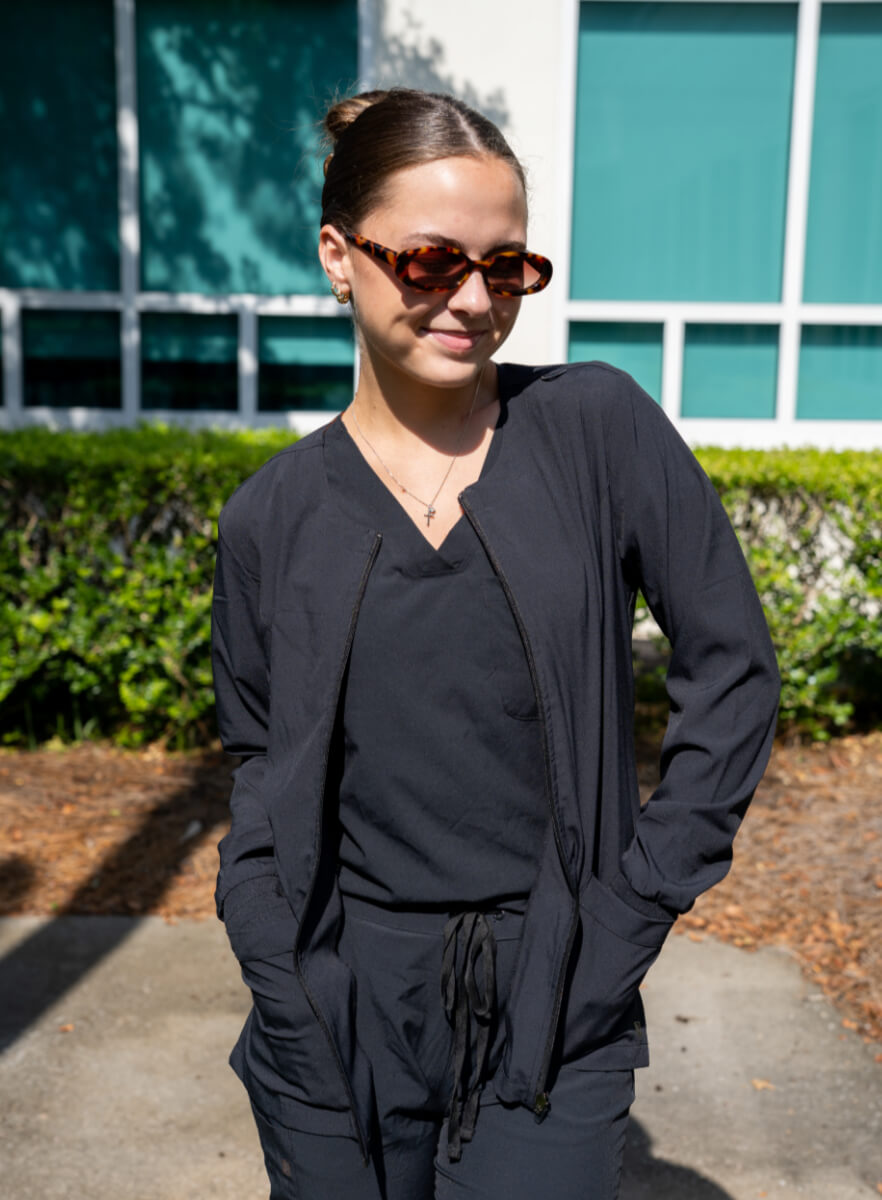 SJ302-Womens-Zip-Front-Scrub-Jacket-Lifestyle-Black-03