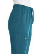 SJ601 - Fit-4-All Straight Leg Cargo Scrub Pant - Caribbean - Side