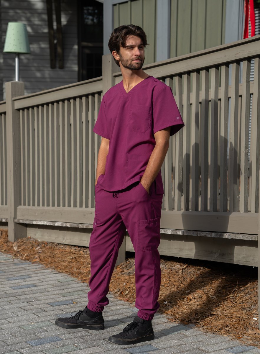 SJ602-Fit-4-All-Cargo-Jogger-Scrub-Pant-Lifestyle-Wine-01