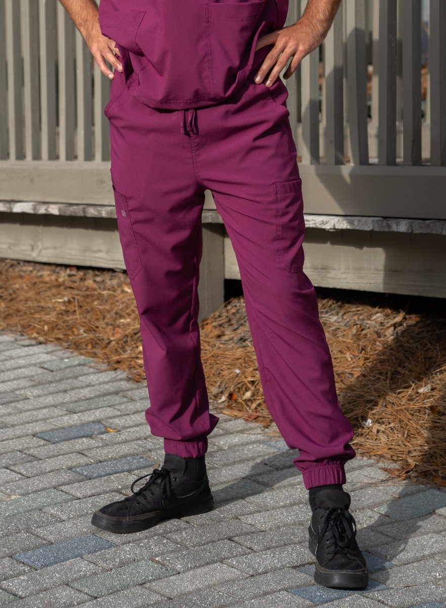 SJ602-Fit-4-All-Cargo-Jogger-Scrub-Pant-Lifestyle-Wine-02
