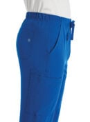 SJ602 Fit-4-All Cargo Jogger Scrub Pant - Royal Blue - Side