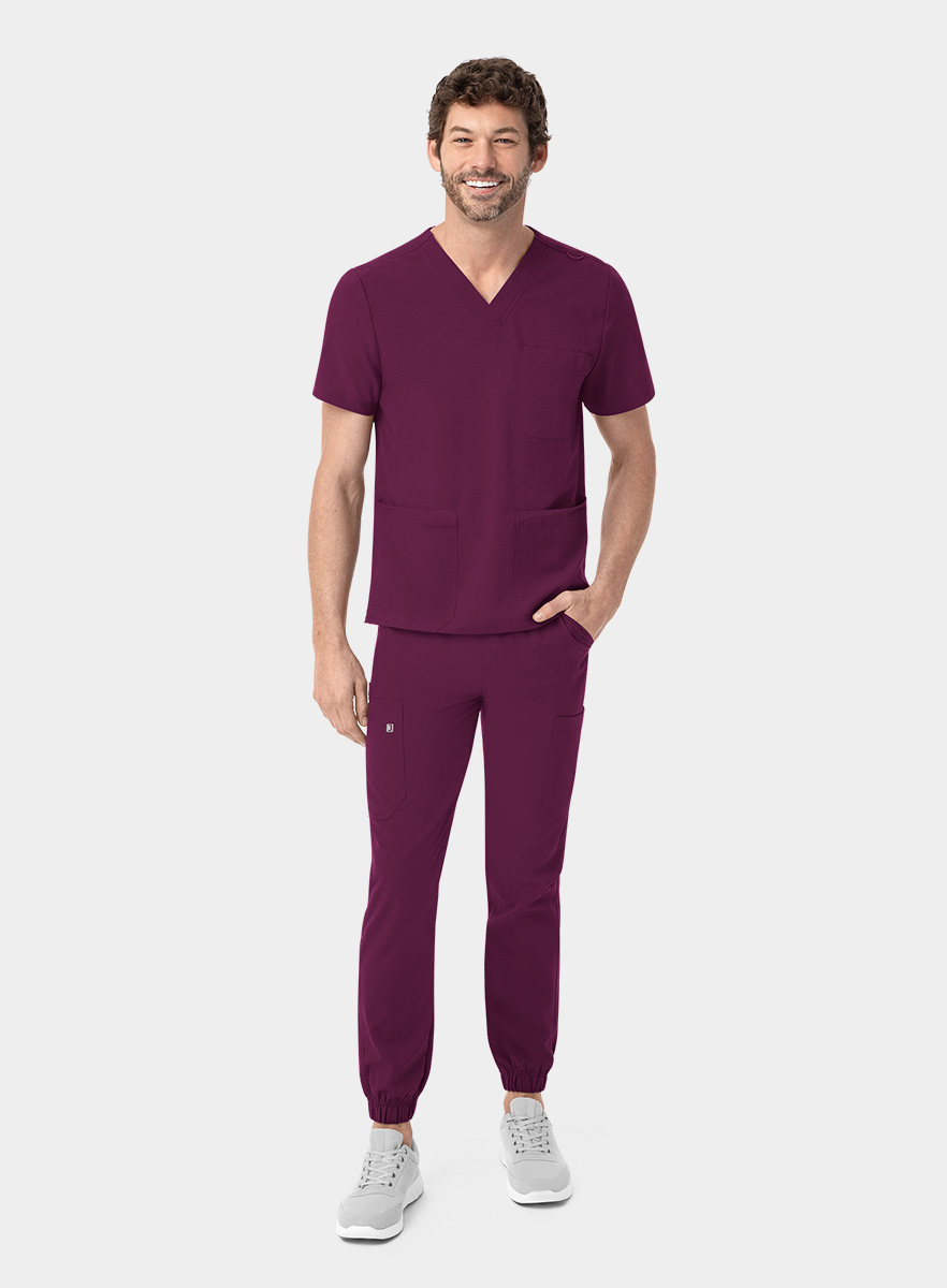 SJ602-Fit-4-All-Cargo-Jogger-Scrub-Pant-Wine-25-01