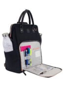 SJB1 Clinical Backpack - Black with Rose Gold Trim Bag