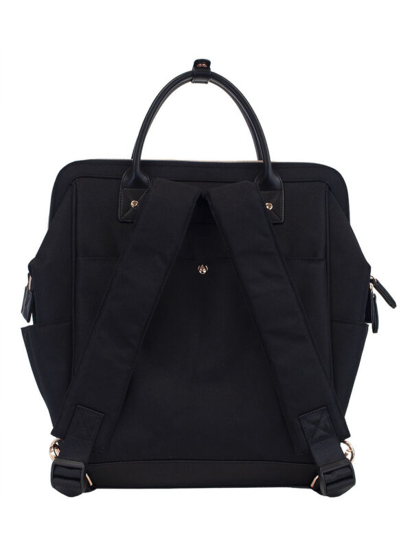 SJB1 Clinical Backpack - Black with Rose Gold Trim Bag
