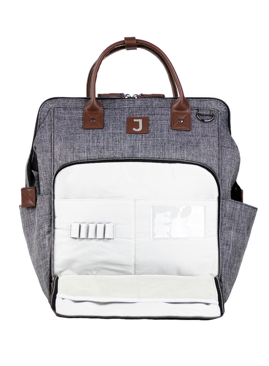 SJB1 Clinical Backpack - Heather Grey Bag 03 SJB1 Clinical Backpack - Heather Grey Bag