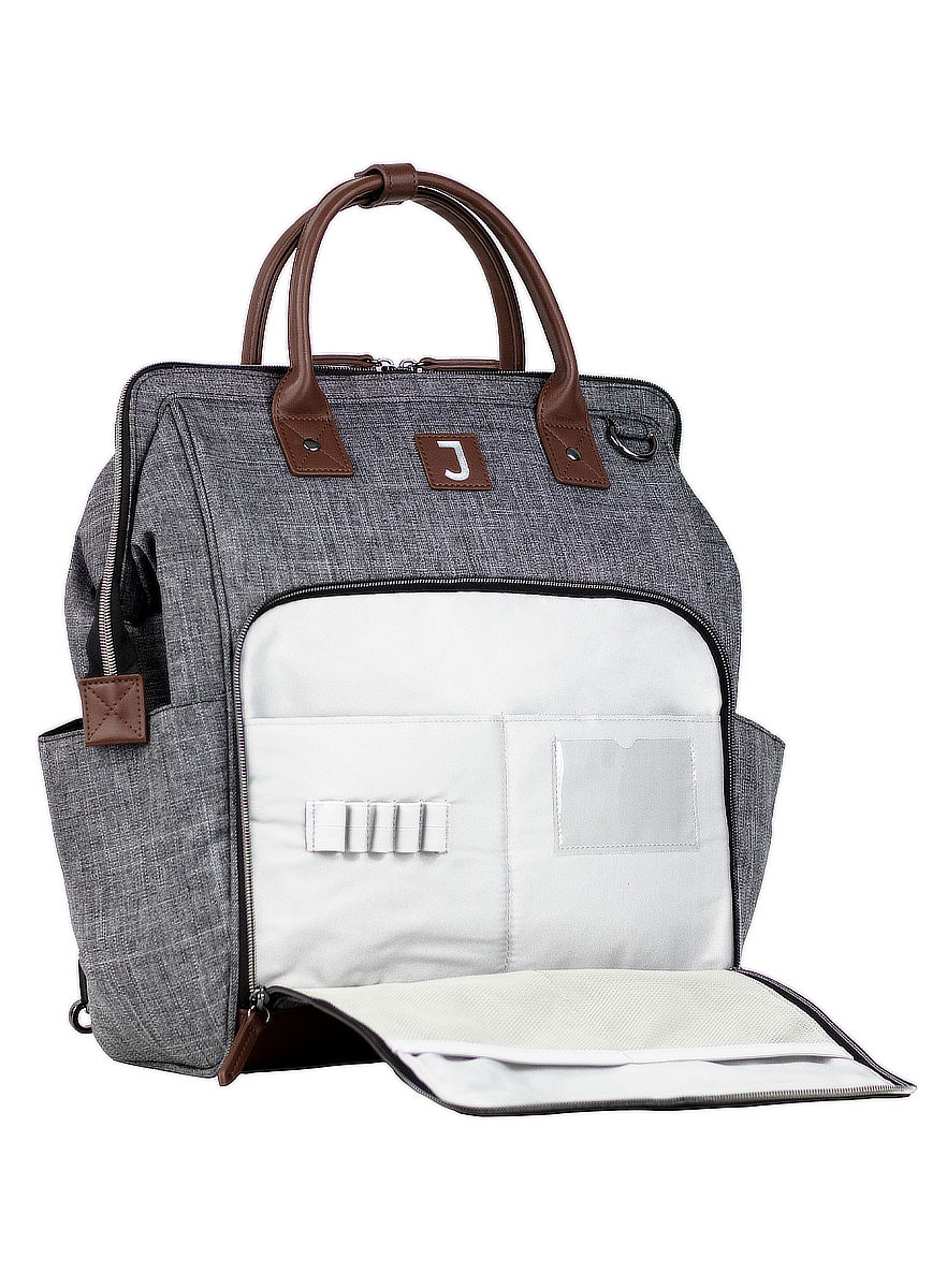 SJB1 Clinical Backpack - Heather Grey Bag 05 SJB1 Clinical Backpack - Heather Grey Bag