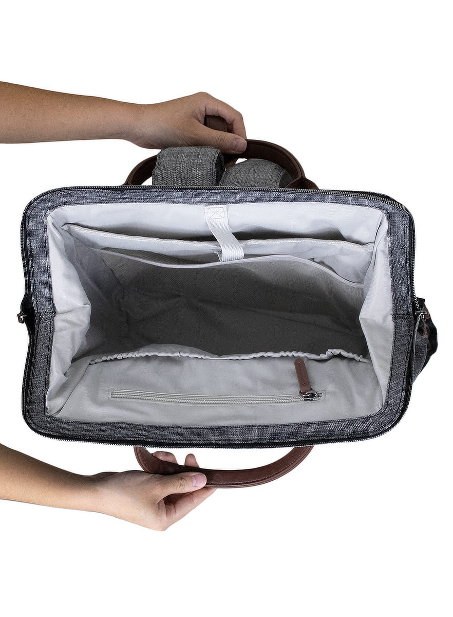 SJB1 Clinical Backpack - Heather Grey Bag 07 SJB1 Clinical Backpack - Heather Grey Bag