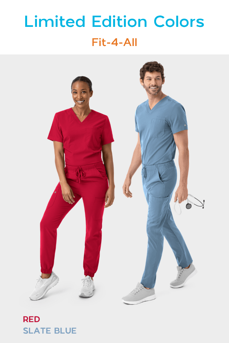 Fit-4-All Limited Edition Colors - Red & Slate Blue